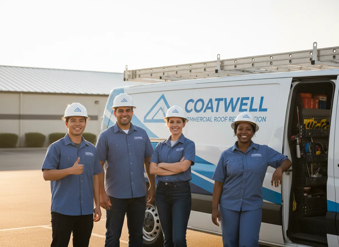 Commercial roof coating company in Paris, ID